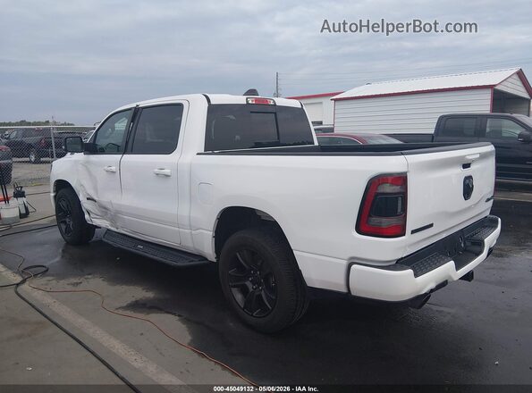 1C6SRFFTXMN647735 2021 RAM 1500 Белый Задняя левая четверть