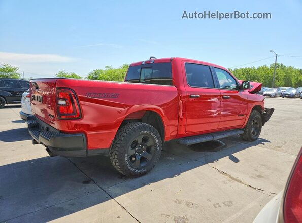 1C6SRFGP5SN692466 2025 RAM 1500 Красный Задняя правая четверть