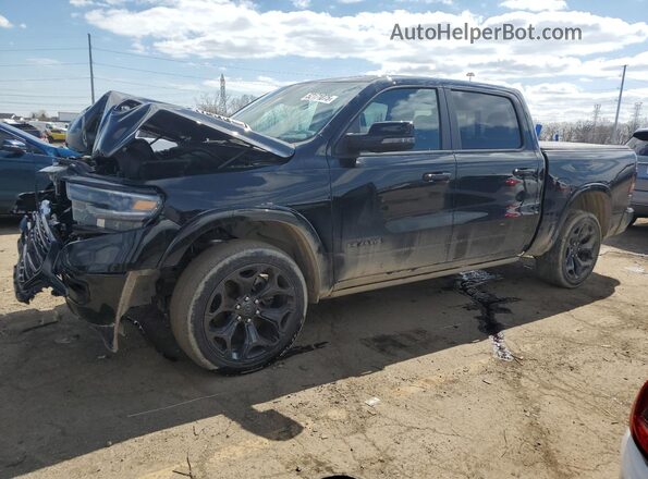 1C6SRFHT0PN577440 2023 RAM 1500 Черный Передняя левая четверть