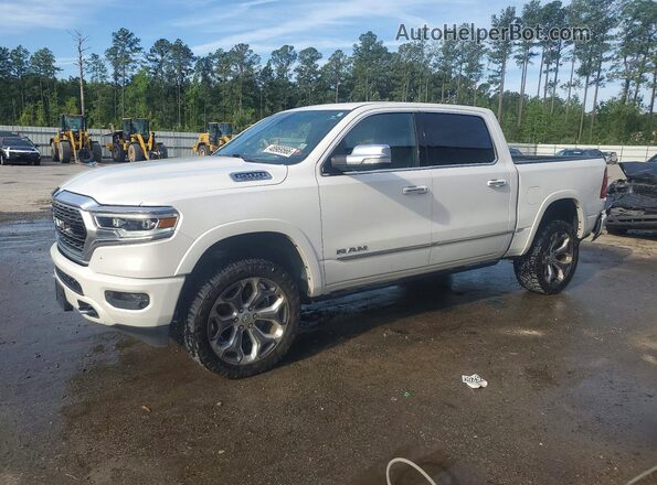 1C6SRFHT7KN764375 2019 RAM 1500 White Front left
