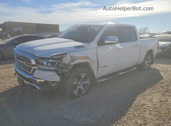 1C6SRFJM6LN250439 2020 RAM 1500 White წინა მარცხენა ხედი სამი მეოთხედიდან