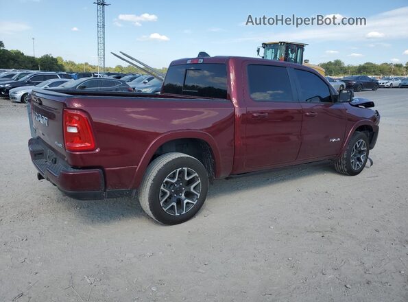 1C6SRFJP8SN553585 2025 RAM 1500 Бордовый Задняя правая четверть
