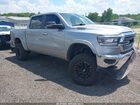 2019 Ram 1500 Laramie  4x4 5'7 Box Silver vin: 1C6SRFJT0KN504653
