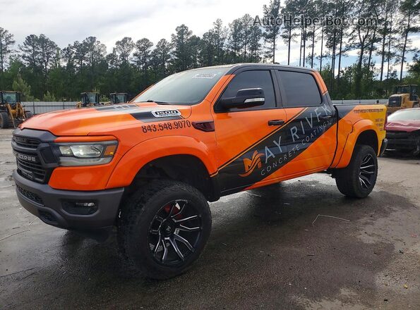 1C6SRFJT2NN167083 2022 RAM 1500 Оранжевый Передняя левая четверть