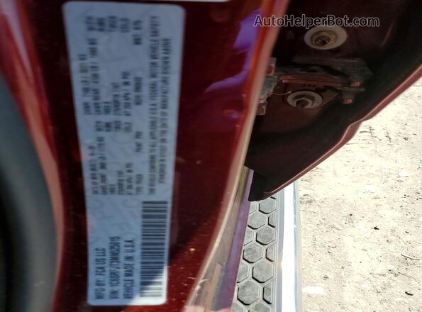1C6SRFJT3MN525015 2021 RAM 1500 Burgundy Widok komory silnika