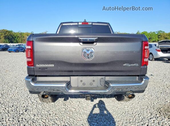 1C6SRFJT6KN556546 2019 RAM 1500 Gray Rear view