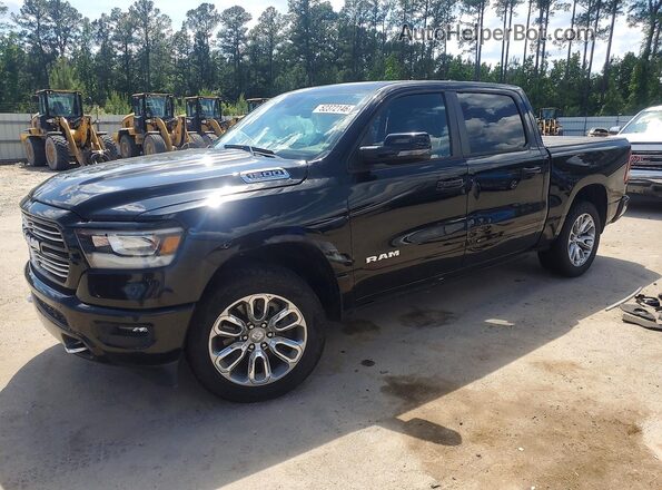 1C6SRFJT6RN116188 2024 RAM 1500 Black Առջևի ձախ երեք քառորդ տեսարան