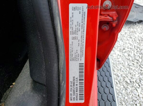 1C6SRFJT7MN576016 2021 RAM 1500 Красный Вид подкапотного пространства