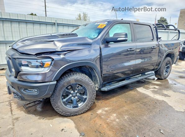 1C6SRFLT8MN579276 2021 RAM 1500 Серый Передняя левая четверть