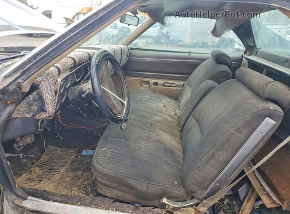 1D80L7Z409609 1977 CHEVROLET EL Gray Widok wnętrza z przodu