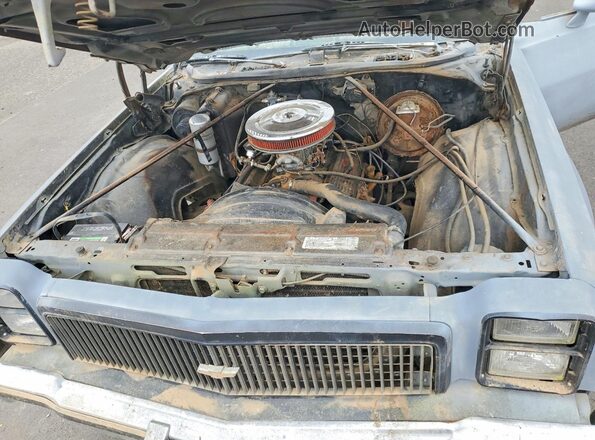 1D80L7Z409609 1977 CHEVROLET EL Gray Widok wnętrza z tyłu