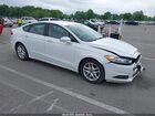 2016 Ford Fusion Se White vin: 1FA6P0H74G5118515