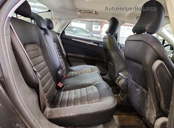 1FA6P0H76G5118600 2016 FORD FUSION Серый Вид задних сидений