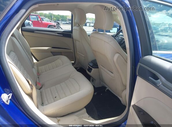 1FA6P0H7XG5123525 2016 FORD FUSION Синий Вид наклейки с VIN-кодом