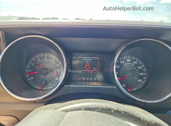 1FA6P8AM0G5251125 2016 FORD MUSTANG Серый Вид щитка приборов