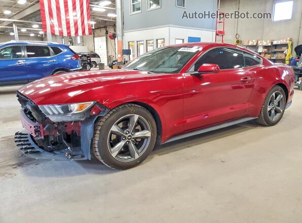 1FA6P8AM1G5273909 2016 FORD MUSTANG Red Передня ліва чверть