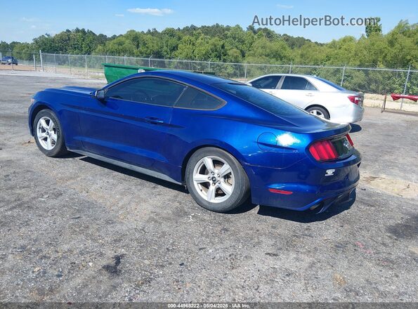 1FA6P8AM2G5218885 2016 FORD MUSTANG Синий Задняя левая четверть