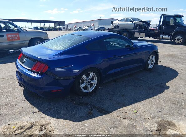 1FA6P8AM2G5218885 2016 FORD MUSTANG Синий Задняя правая четверть