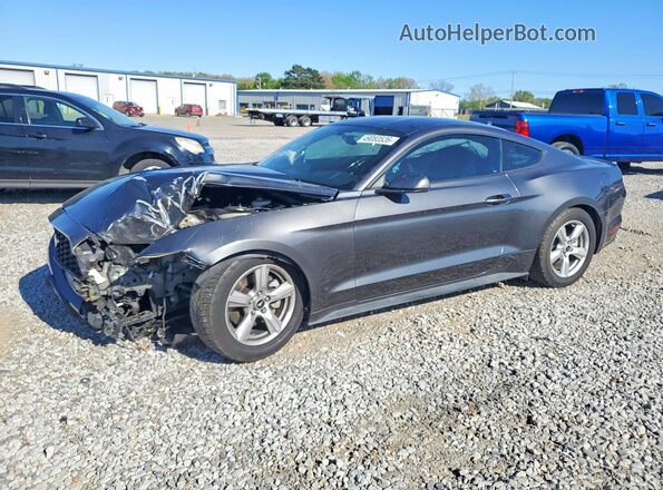 1FA6P8AM2H5226857 2017 FORD MUSTANG Charcoal Առջևի ձախ երեք քառորդ տեսարան