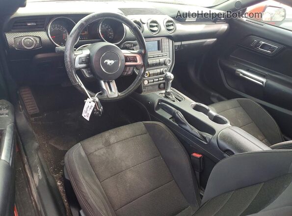 1FA6P8AM3G5219057 2016 FORD MUSTANG Orange Dashboard view