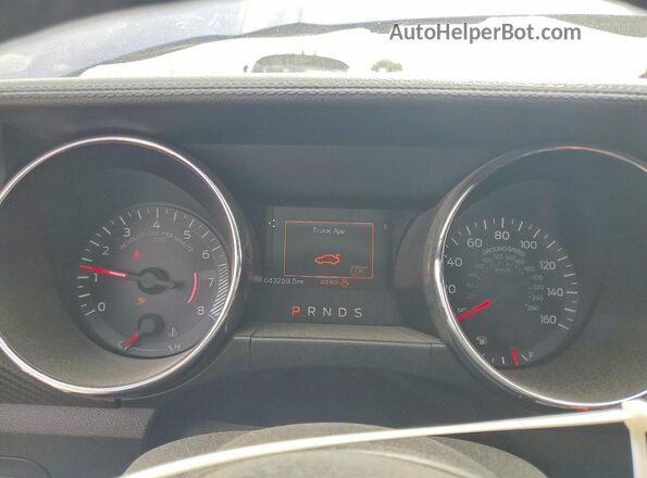 1FA6P8AM4G5211677 2016 FORD MUSTANG Blue Widok zestawu wskaźników