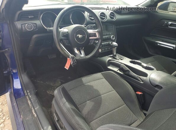 1FA6P8AM4G5211677 2016 FORD MUSTANG Blue Widok deski rozdzielczej