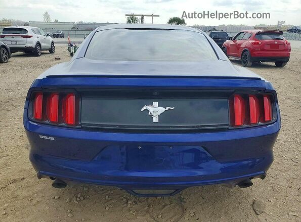 1FA6P8AM4G5211677 2016 FORD MUSTANG Blue Widok z tyłu