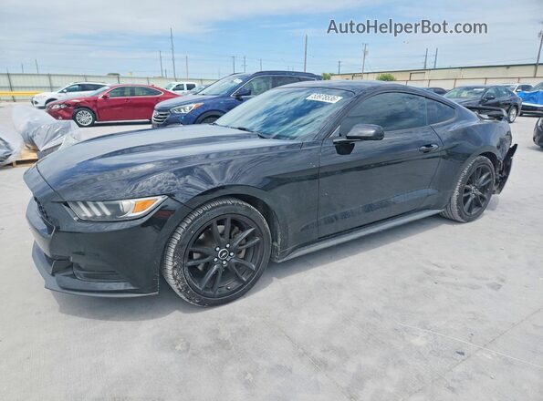 1FA6P8AM8H5259507 2017 FORD MUSTANG Black Vista tres cuartos delantera izquierda