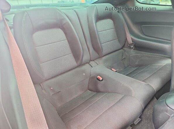 1FA6P8AM8H5259507 2017 FORD MUSTANG Black Vista de los asientos traseros