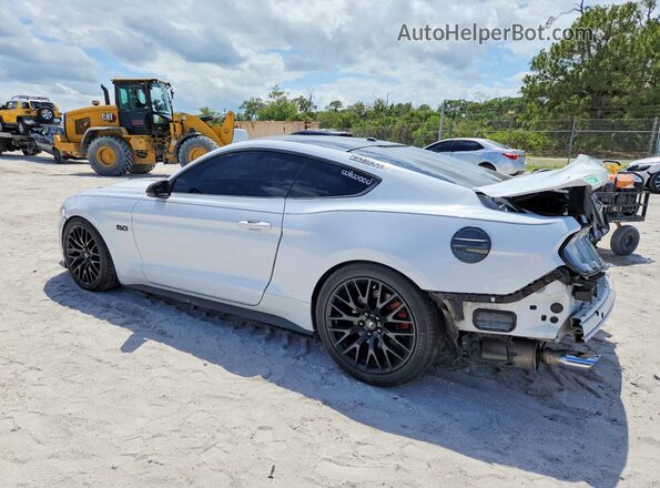 1FA6P8CF0H5228492 2017 FORD MUSTANG White Trasero izquierdo