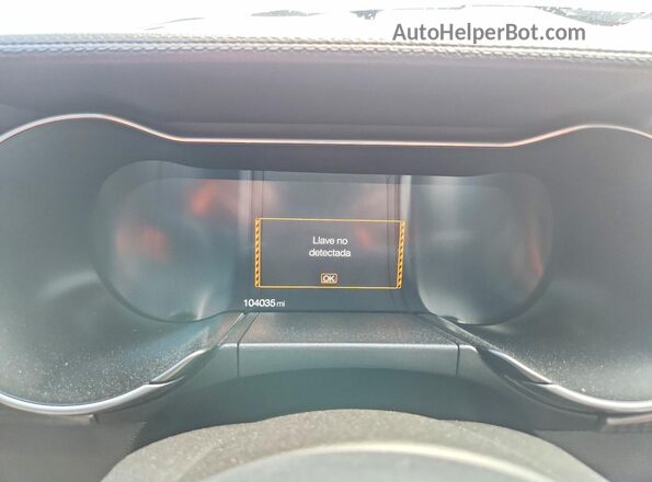 1FA6P8CF0H5228492 2017 FORD MUSTANG White Vista del cuadro de instrumentos