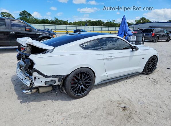 1FA6P8CF0H5228492 2017 FORD MUSTANG White Trasero derecho