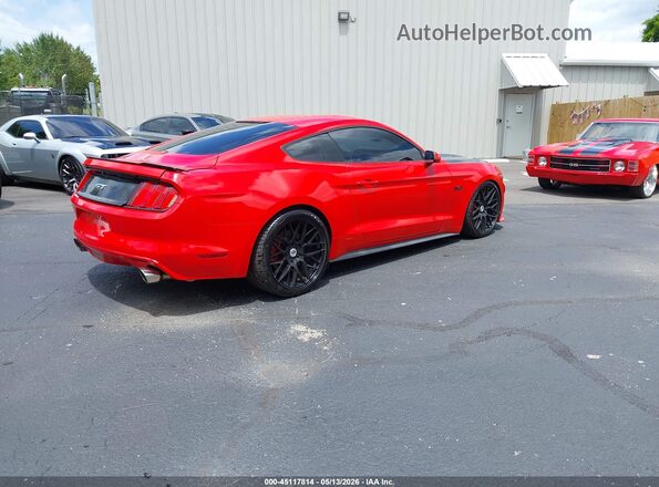 1FA6P8CF0H5312005 2017 FORD MUSTANG Red Trasero derecho