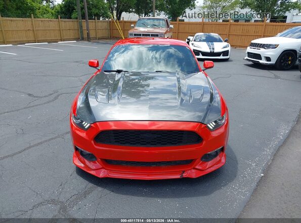 1FA6P8CF0H5312005 2017 FORD MUSTANG Red Vista interior trasera