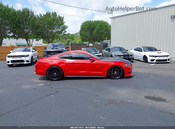 1FA6P8CF0H5312005 2017 FORD MUSTANG Red Vista interior de 360 grados