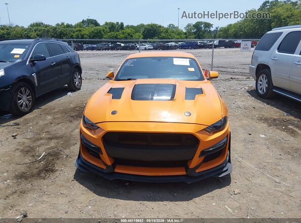 1FA6P8CF0J5102445 2018 FORD MUSTANG Orange Widok zestawu wskaźników