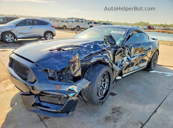 1FA6P8CF1G5333024 2016 FORD MUSTANG Черный Передняя левая четверть
