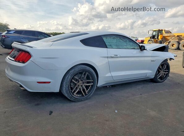 1FA6P8CF2H5208633 2017 FORD MUSTANG White Trasero derecho