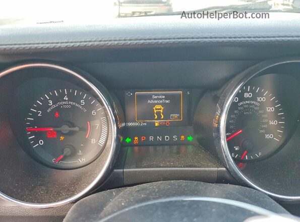 1FA6P8CF2H5208633 2017 FORD MUSTANG White Vista del cuadro de instrumentos