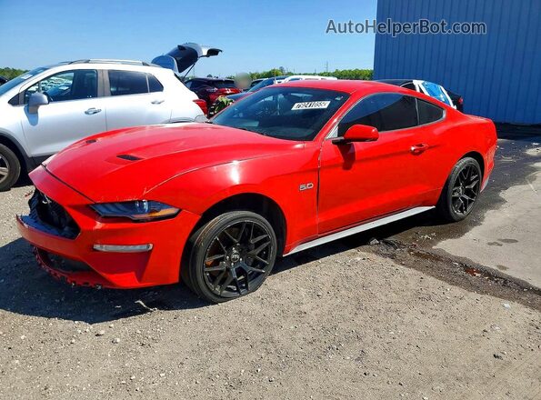 1FA6P8CF2J5178720 2018 FORD MUSTANG Red Przód lewy