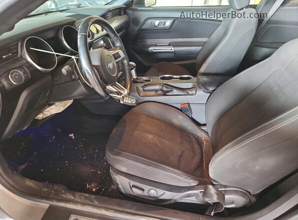 1FA6P8CF2L5129567 2020 FORD MUSTANG Синий Вид салона спереди