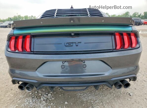 1FA6P8CF2L5158499 2020 FORD MUSTANG Gray Widok z tyłu