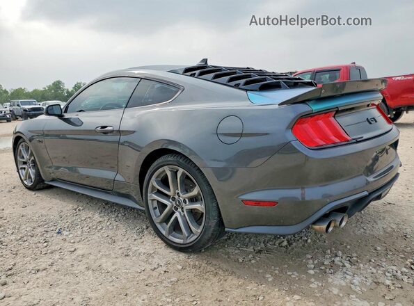 1FA6P8CF2L5158499 2020 FORD MUSTANG Gray Tył lewy