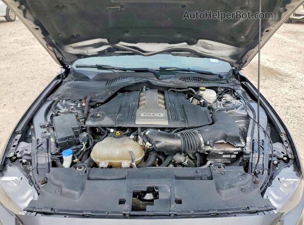 1FA6P8CF2L5158499 2020 FORD MUSTANG Gray Widok wnętrza z tyłu