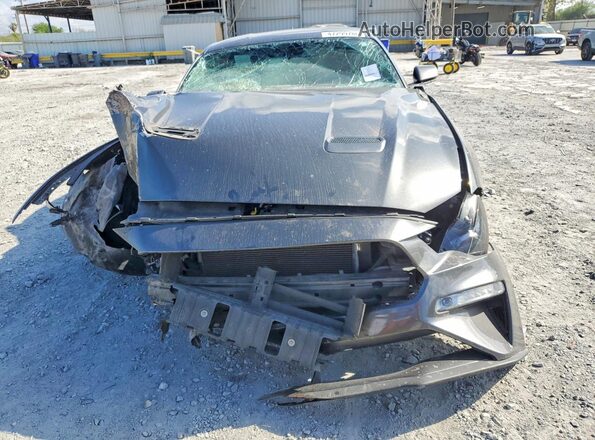 1FA6P8CF2L5188196 2020 FORD MUSTANG Gray Widok z przodu