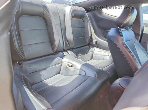 1FA6P8CF2M5107957 2021 FORD MUSTANG Gray Widok tylnych siedzeń