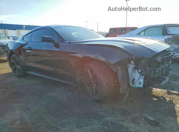 1FA6P8CF2N5142547 2022 FORD MUSTANG Черный Передняя правая четверть