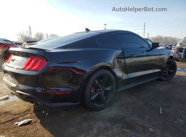 1FA6P8CF2N5142547 2022 FORD MUSTANG Черный Задняя правая четверть