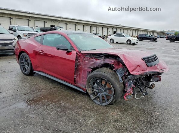 1FA6P8CF2S5406104 2025 FORD MUSTANG Красный Передняя правая четверть