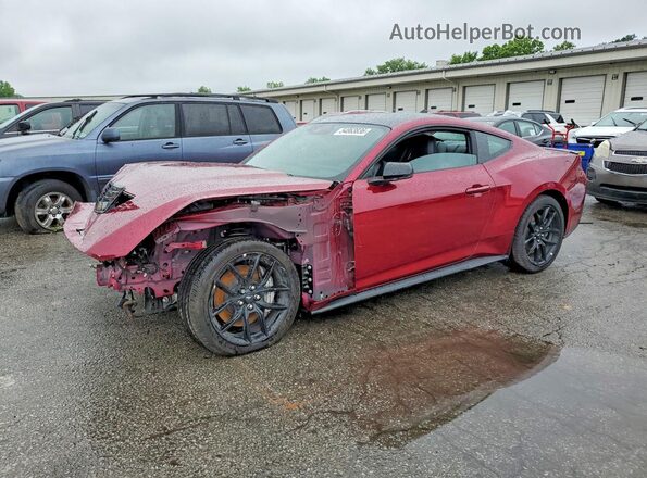 1FA6P8CF2S5406104 2025 FORD MUSTANG Красный Передняя левая четверть